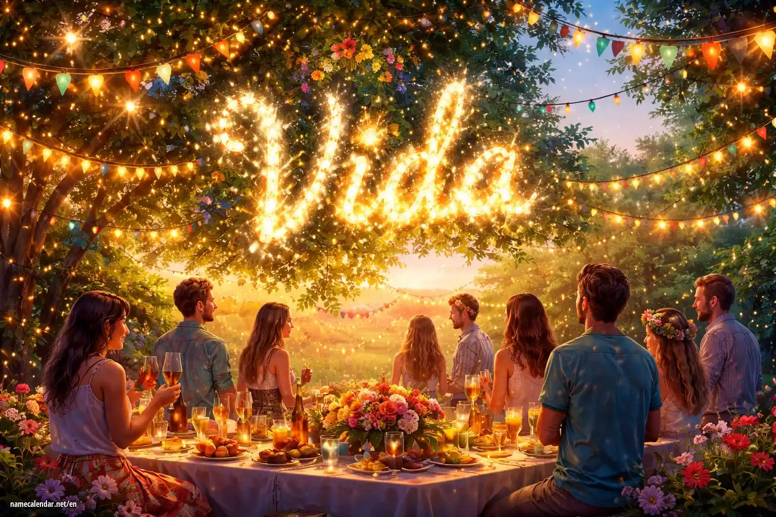 Celebration of name day and name - Vida