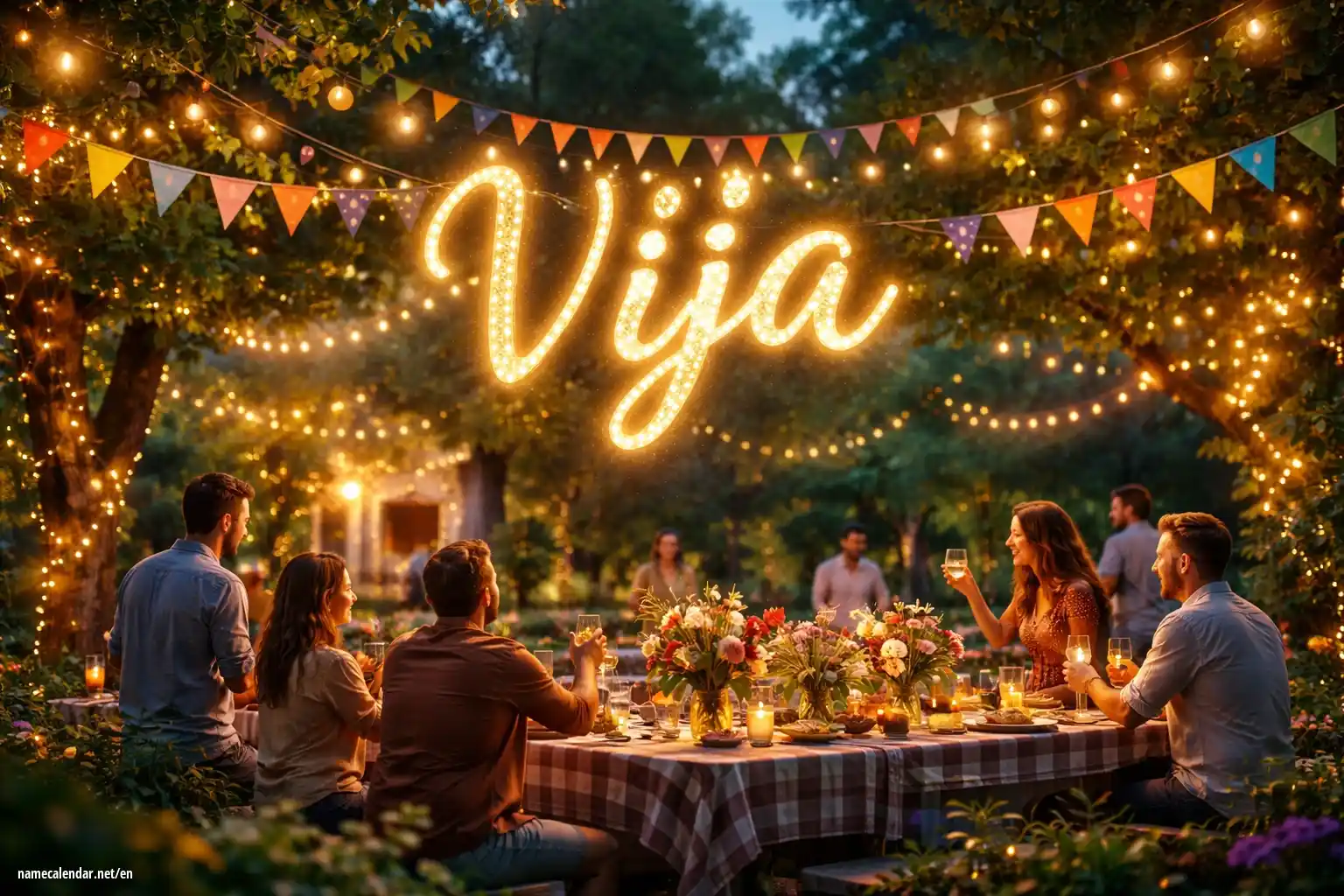 Celebration of name day and name - Vija