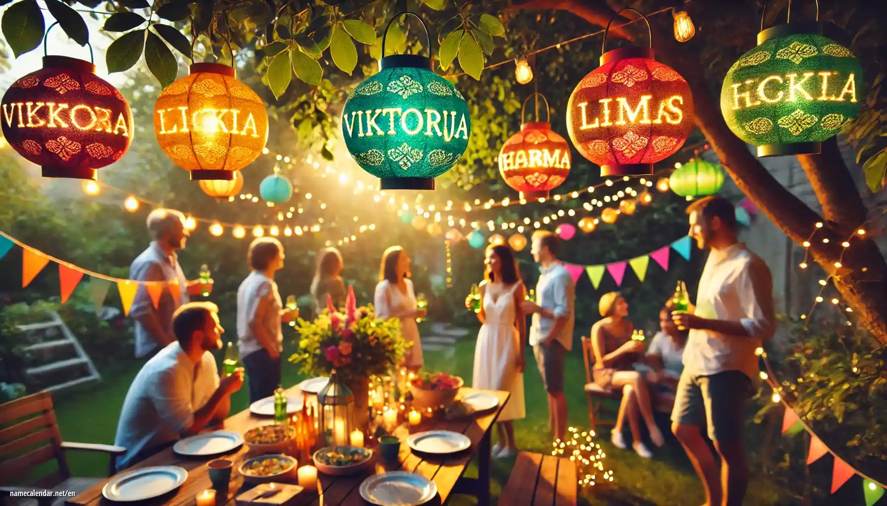 Celebration of name day and name - Viktorija