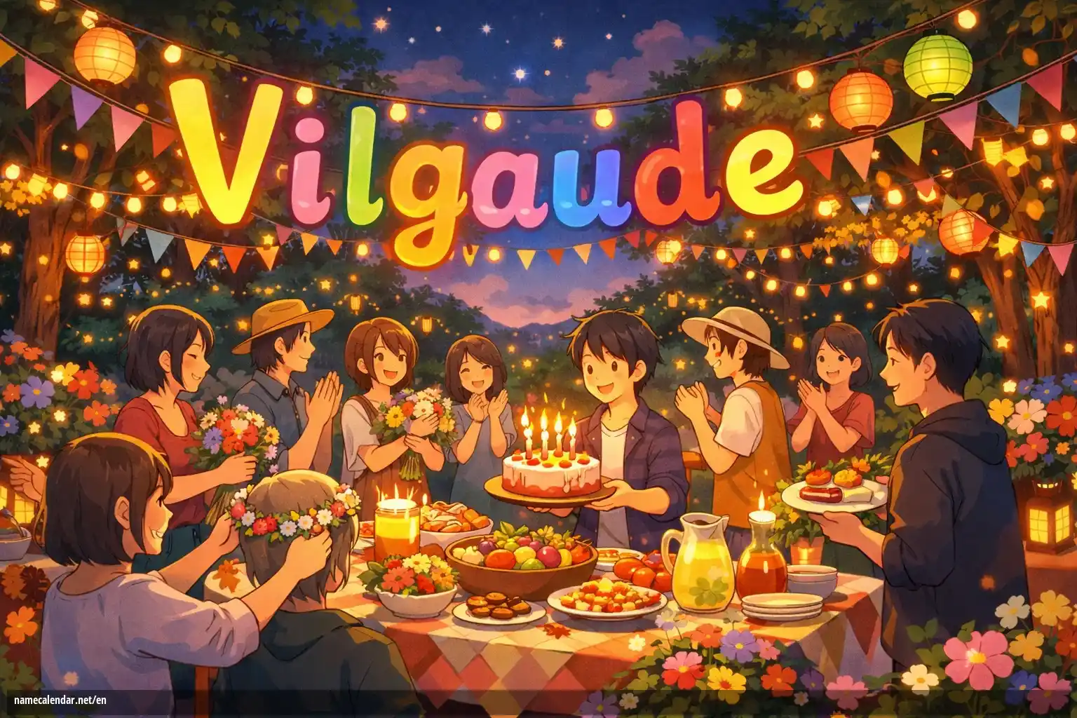 Celebration of name day and name - Vilgaude
