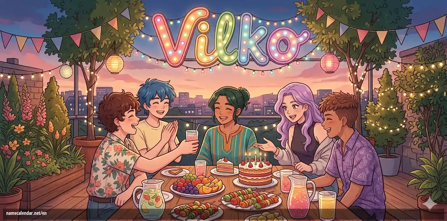 Celebration of name day and name - Vilko