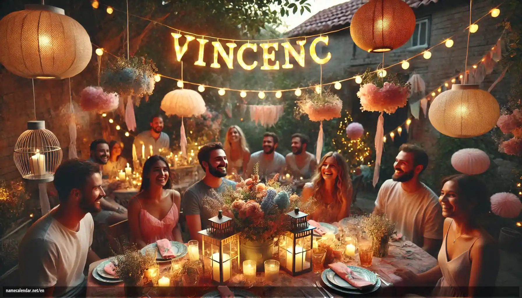 Celebration of name day and name - Vincenc