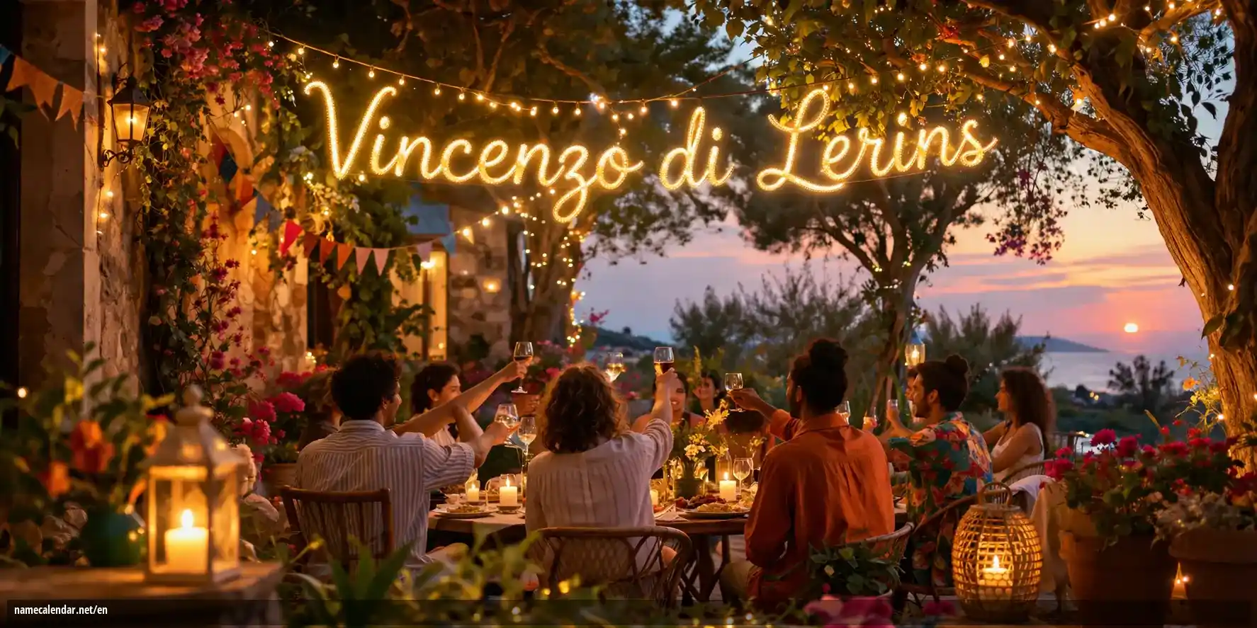 Celebration of name day and name - Vincenzo di Lerins