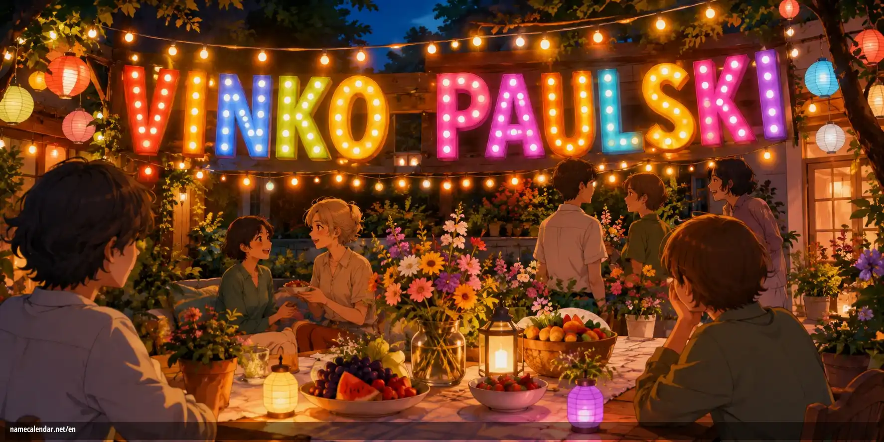 Celebration of name day and name - Vinko Paulski