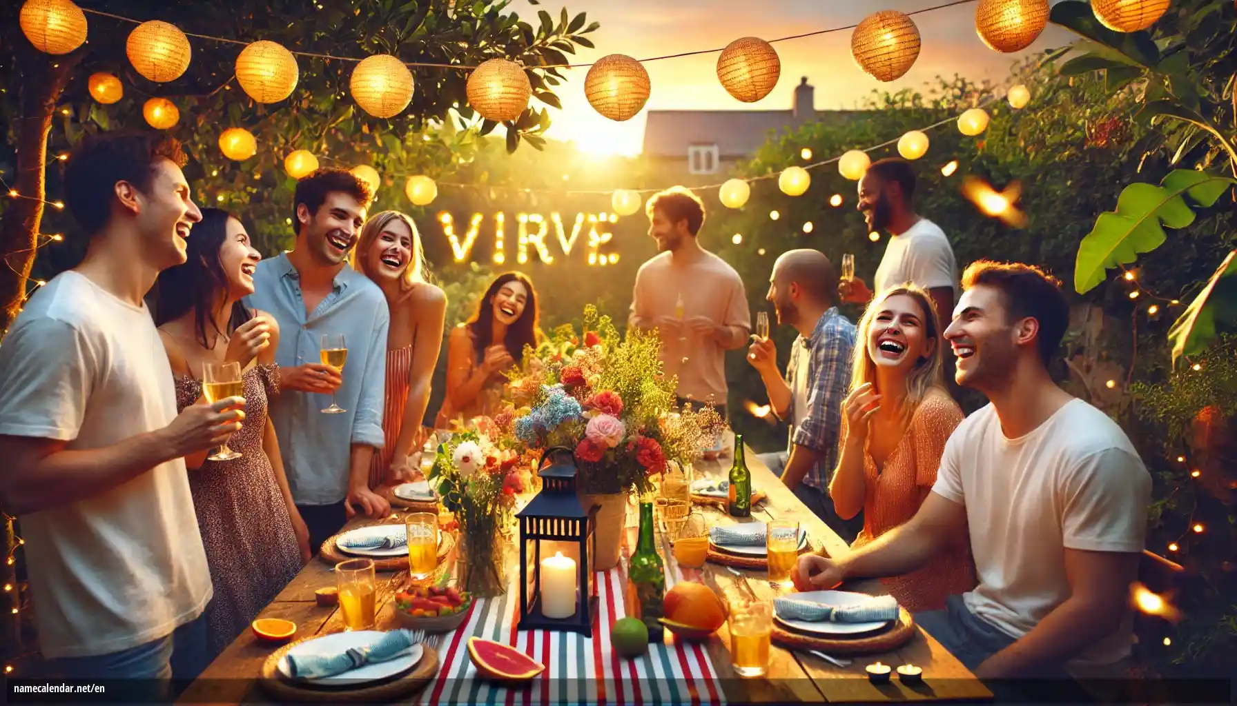 Celebration of name day and name - Virve