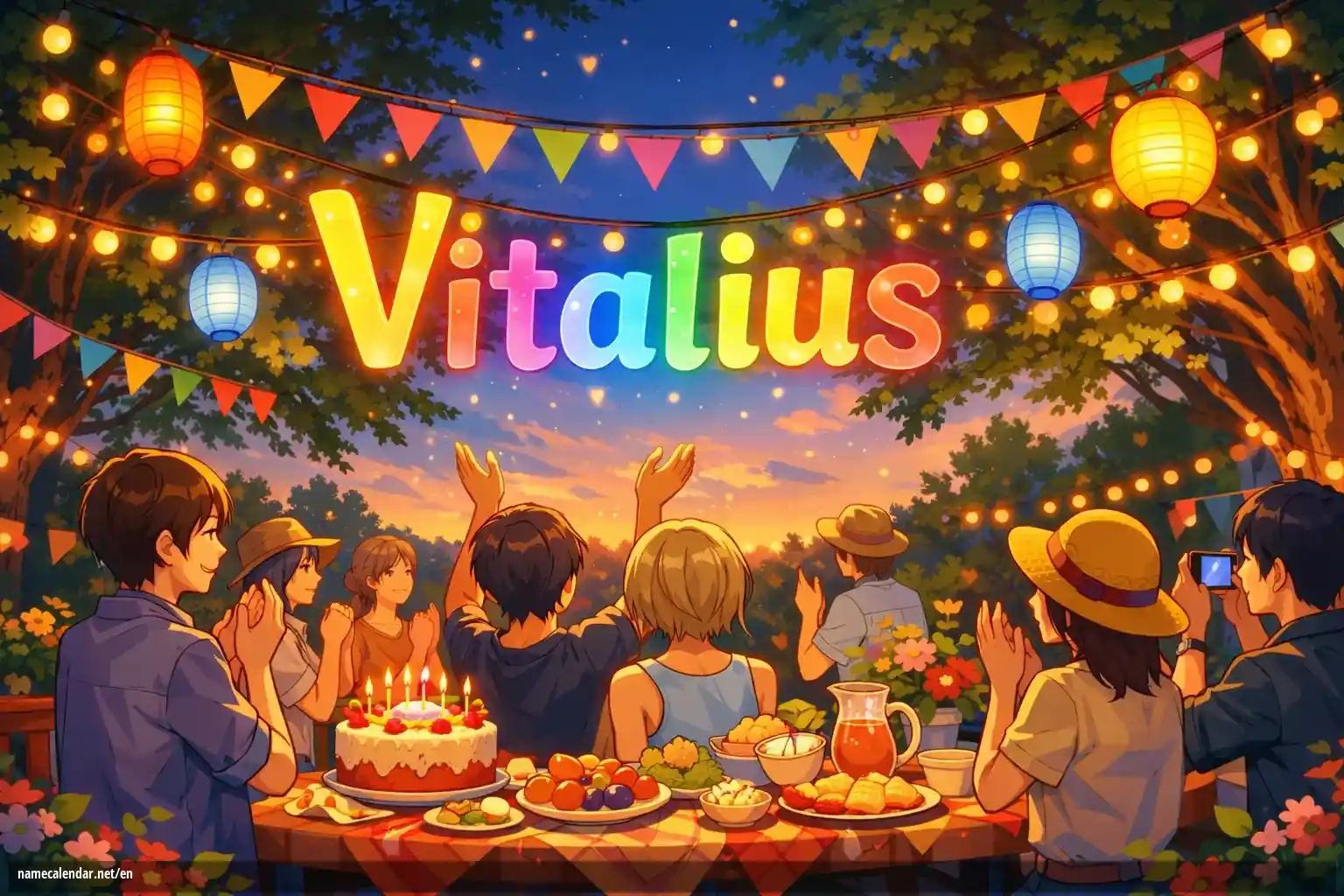Celebration of name day and name - Vitalius