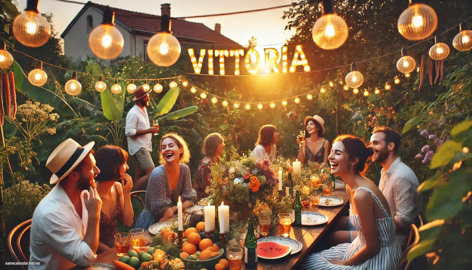 Celebration of name day and name - Vittoria