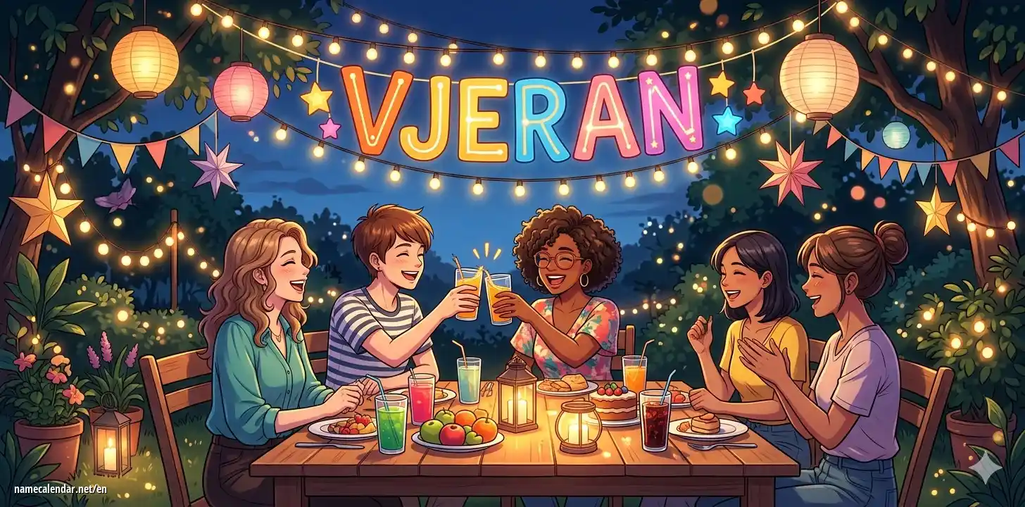 Celebration of name day and name - Vjeran