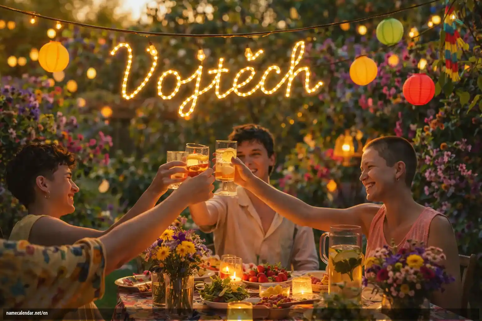 Celebration of name day and name - Vojtěch