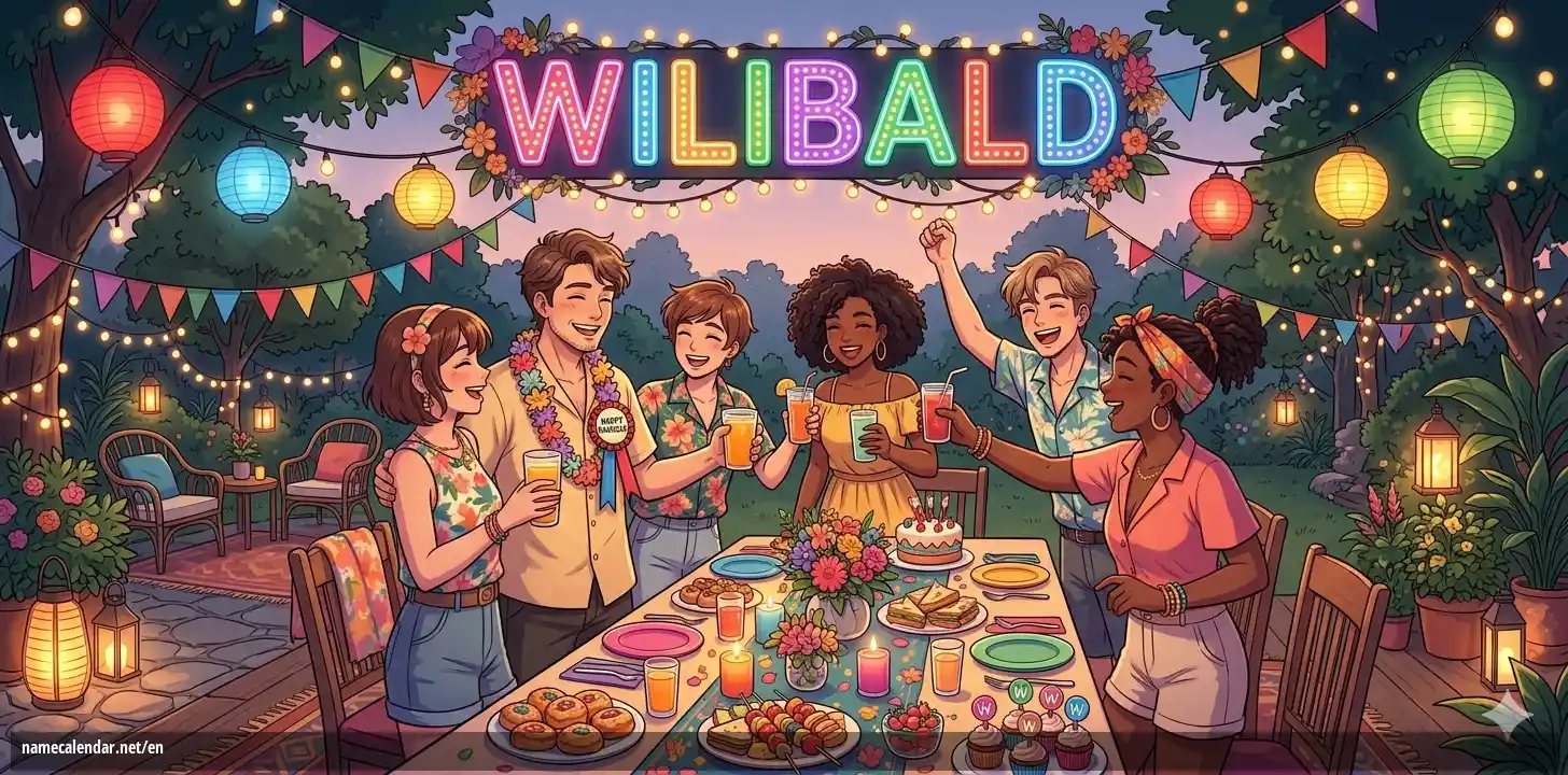 Celebration of name day and name - Wilibald