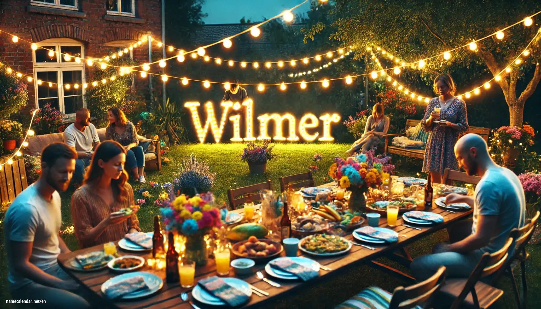 Celebration of name day and name - Wilmer