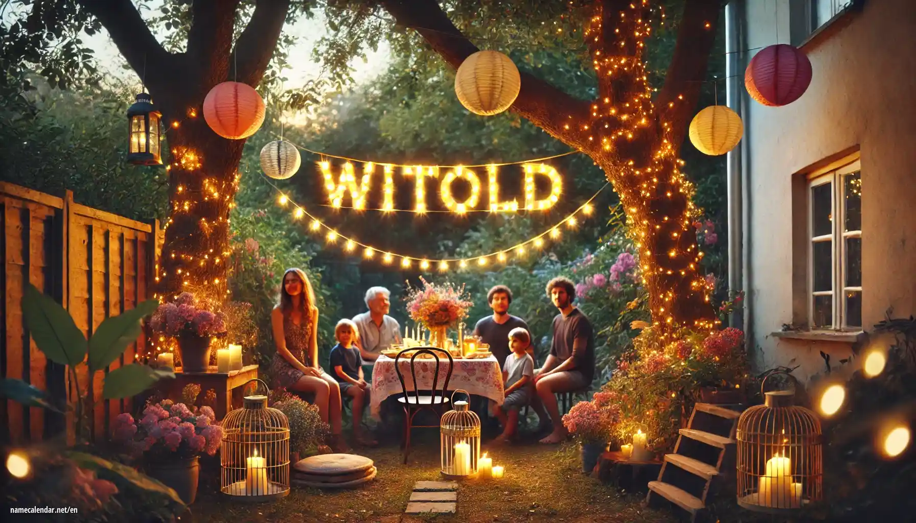 Celebration of name day and name - Witold