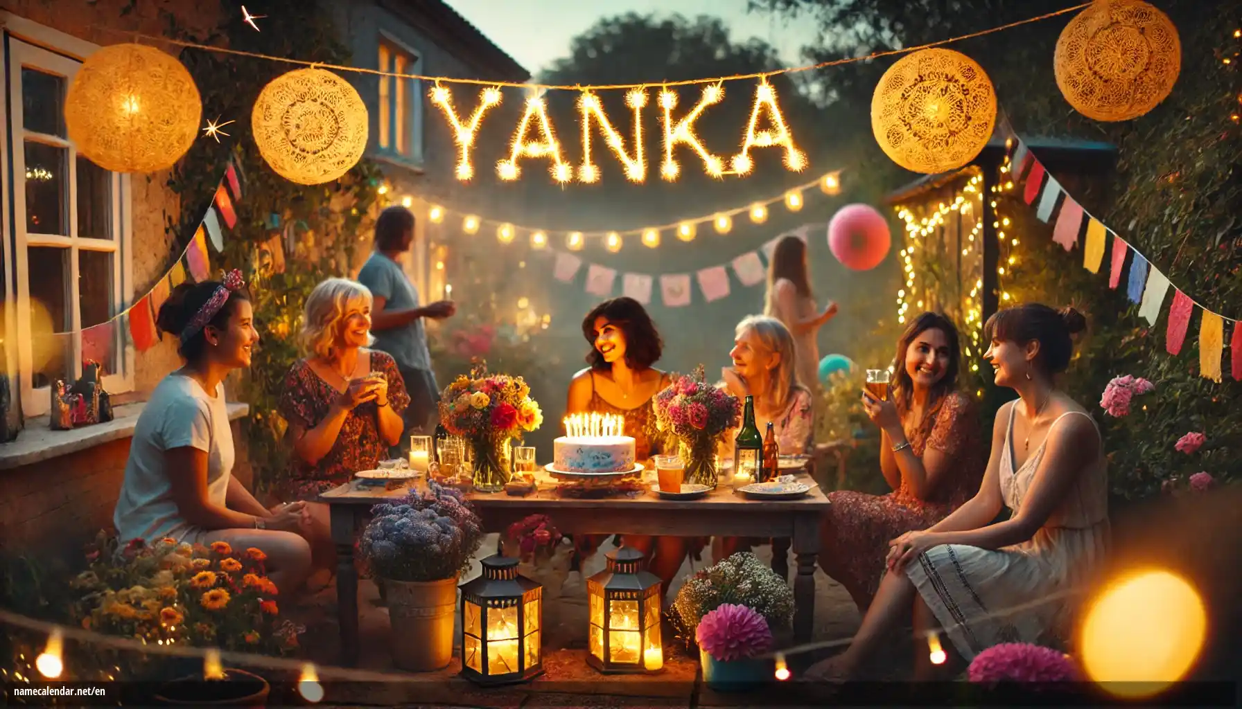Celebration of name day and name - Yanka