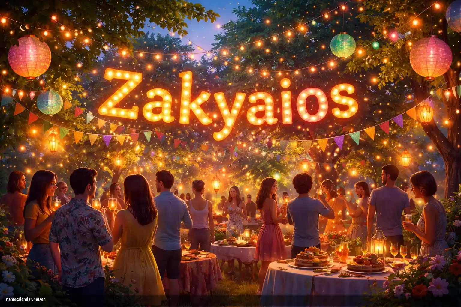 Celebration of name day and name - Zakyaios