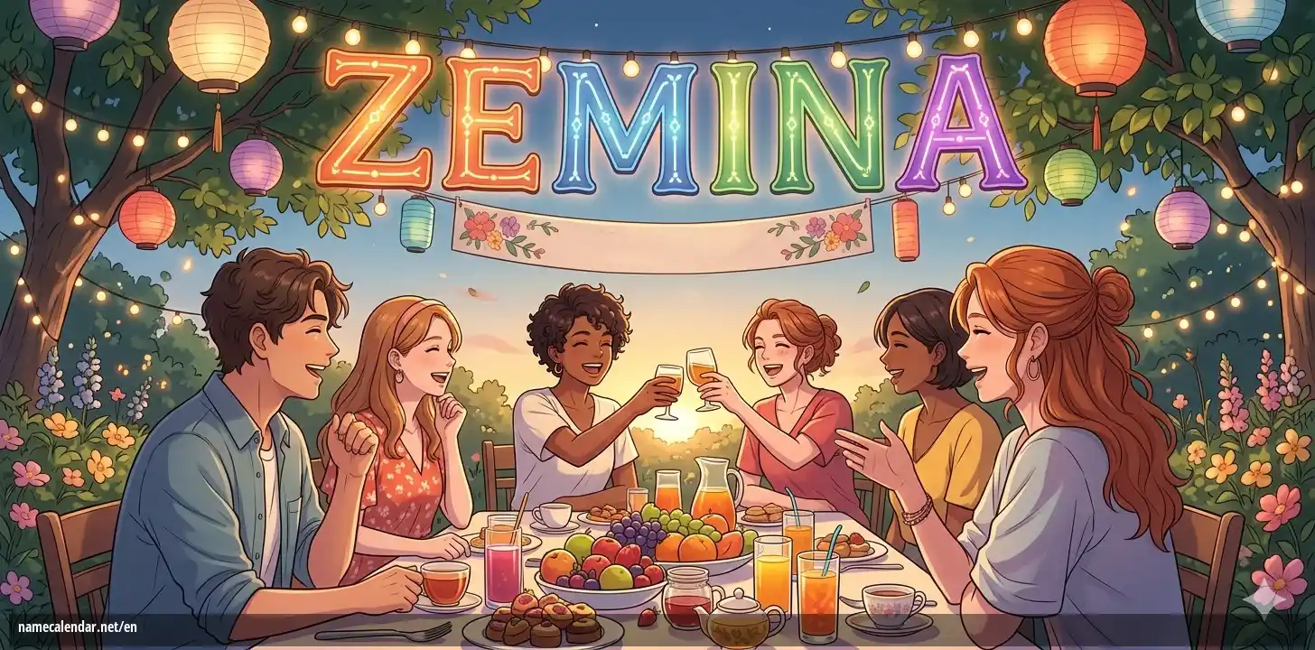 Celebration of name day and name - Zemyna