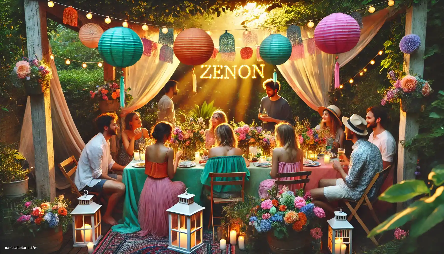 Celebration of name day and name - Zenón