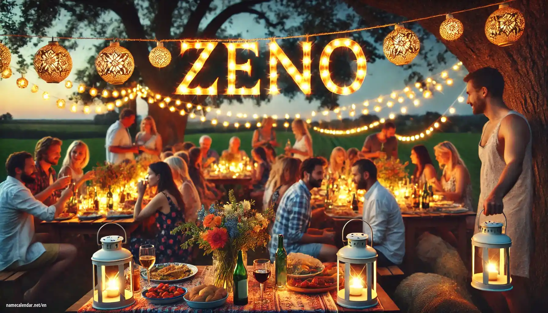 Celebration of name day and name - Zeno