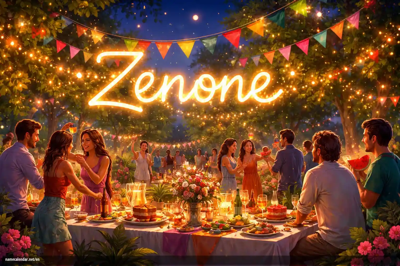 Celebration of name day and name - Zenone
