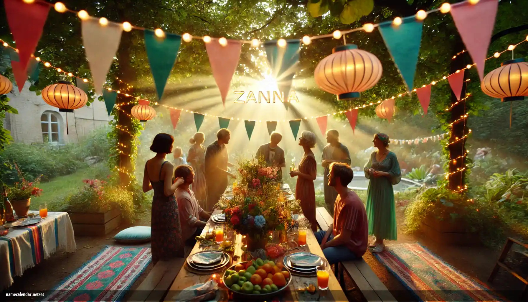 Celebración del onomástico y del nombre - Żanna