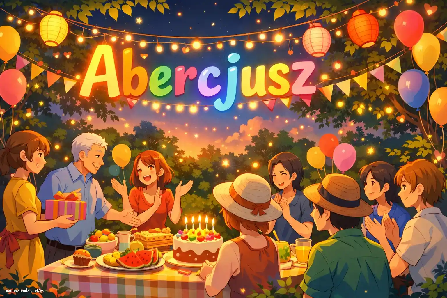 Celebración del onomástico y del nombre - Abercjusz