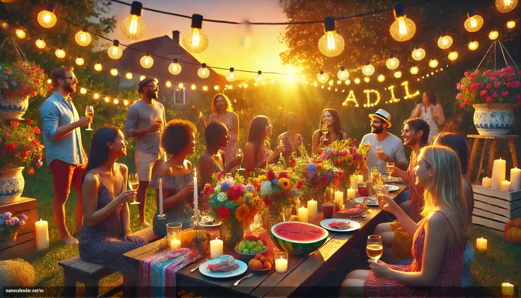 Celebración del onomástico y del nombre - Adil