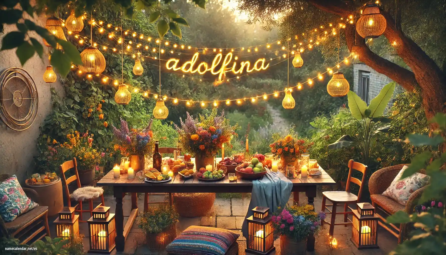 Celebración del onomástico y del nombre - Adolfina