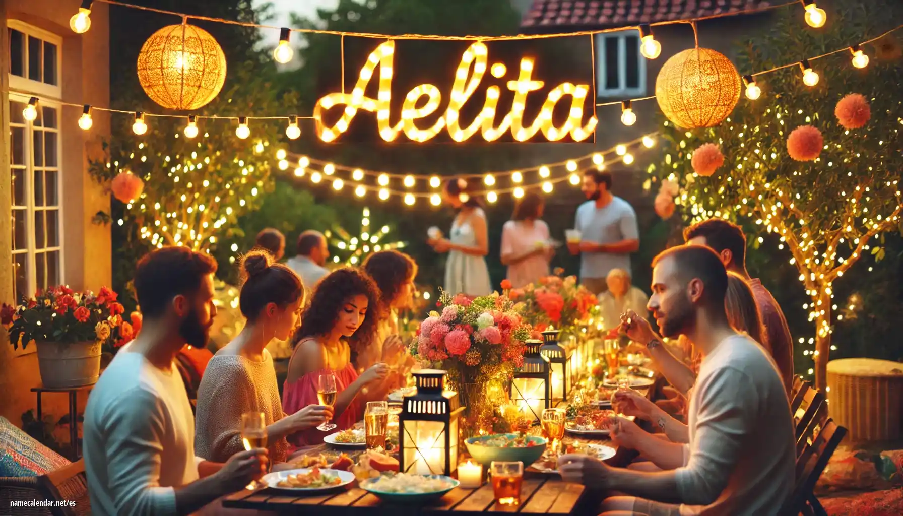 Celebración del onomástico y del nombre - Aelita