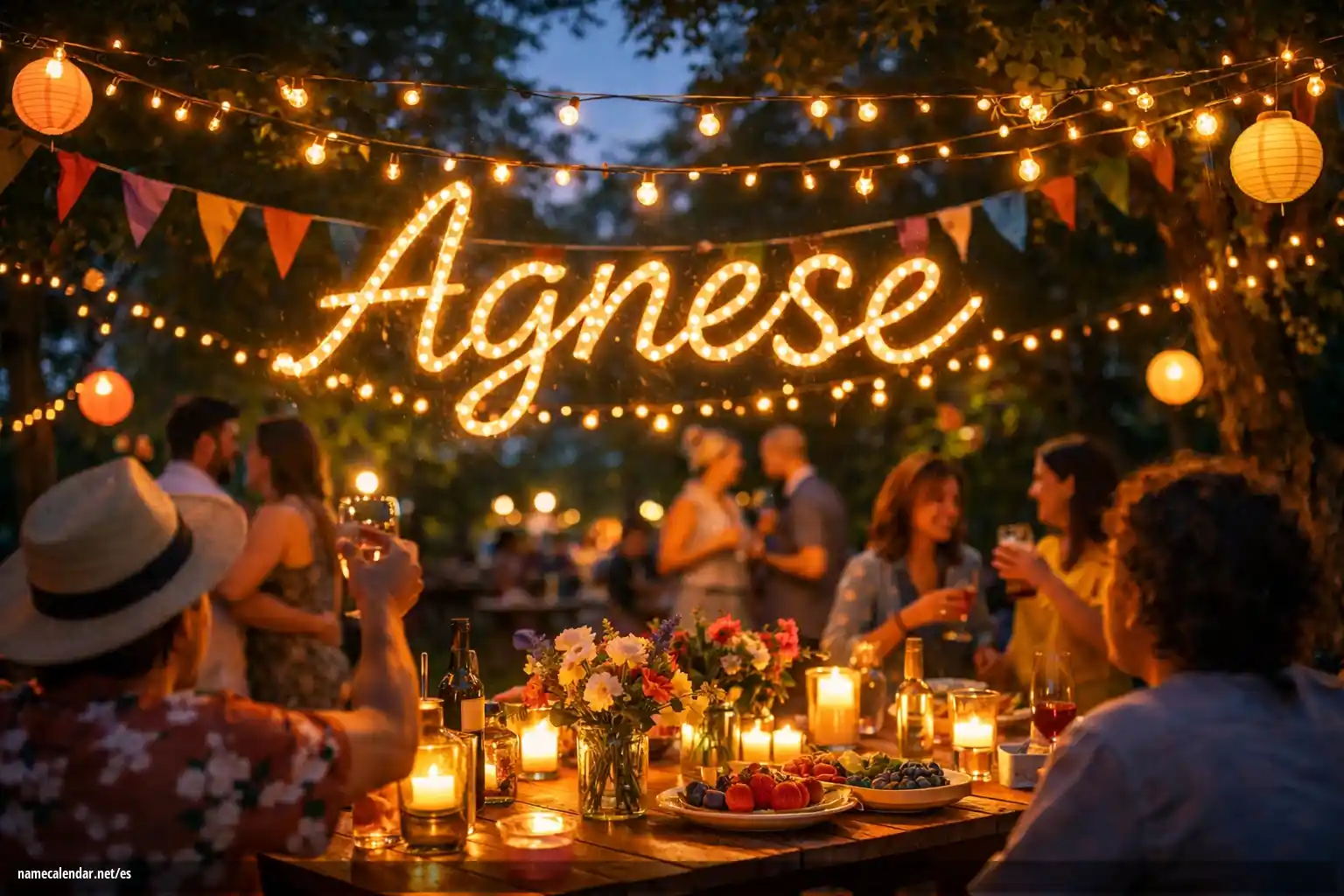 Celebración del onomástico y del nombre - Agnese