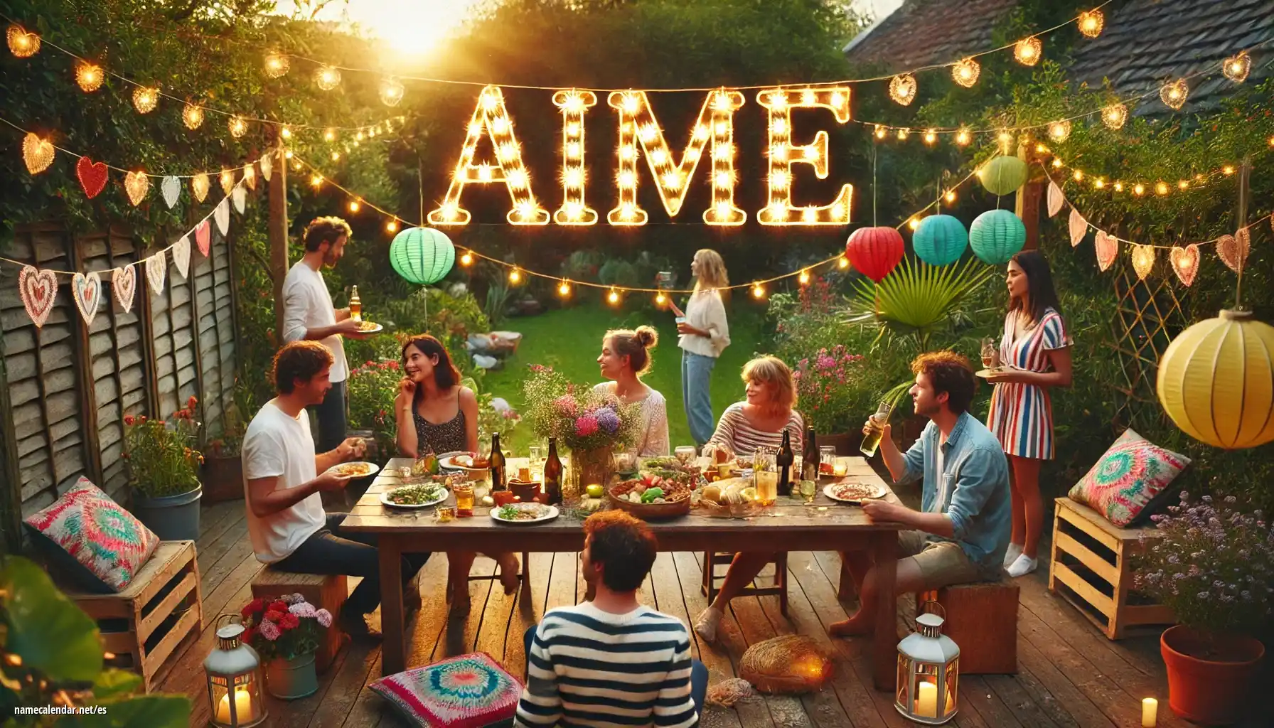 Celebración del onomástico y del nombre - Aimé