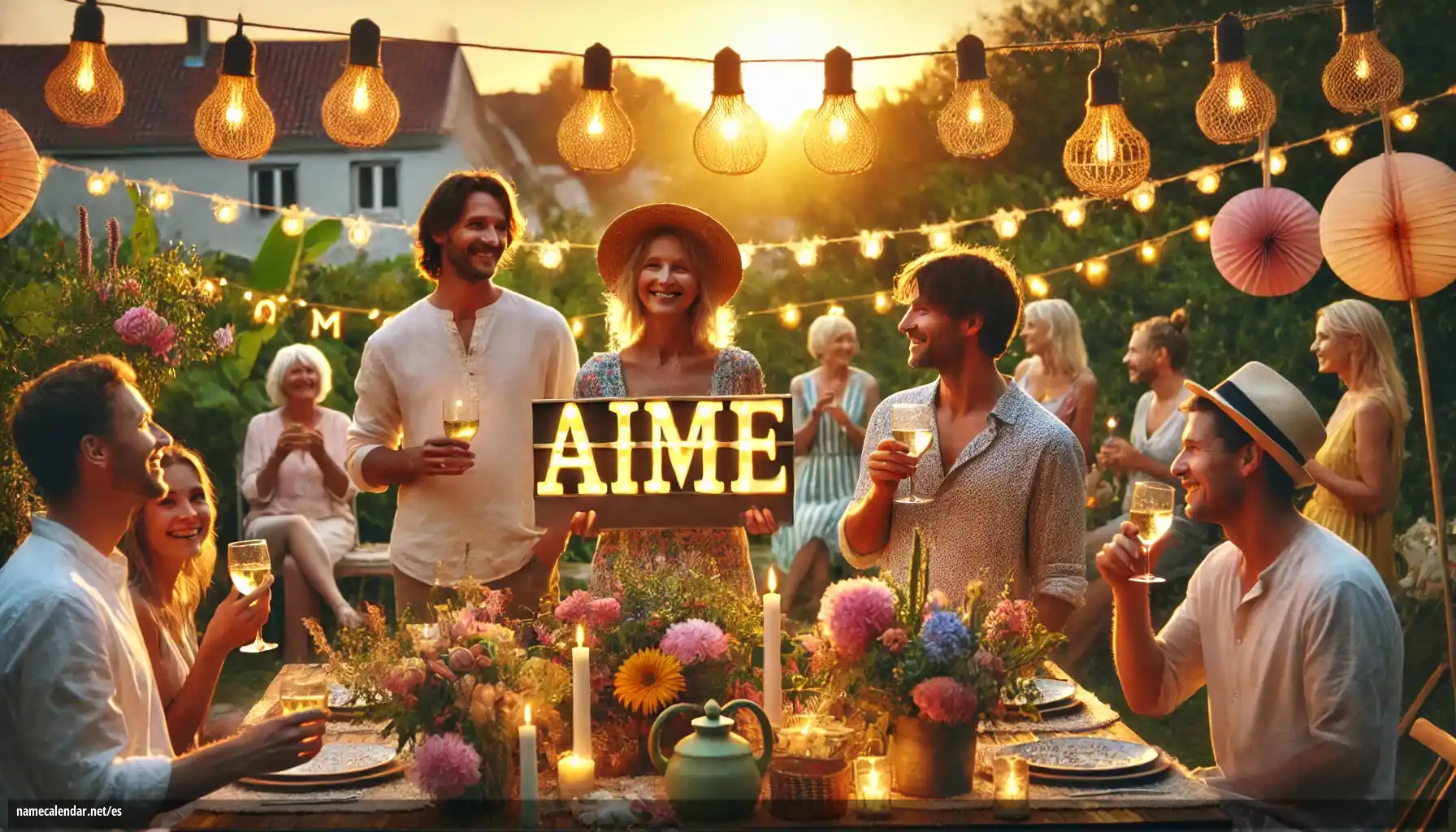 Celebración del onomástico y del nombre - Aime