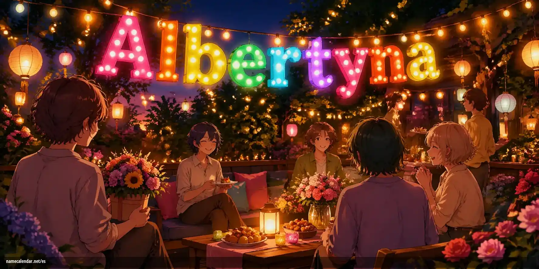Celebración del onomástico y del nombre - Albertyna