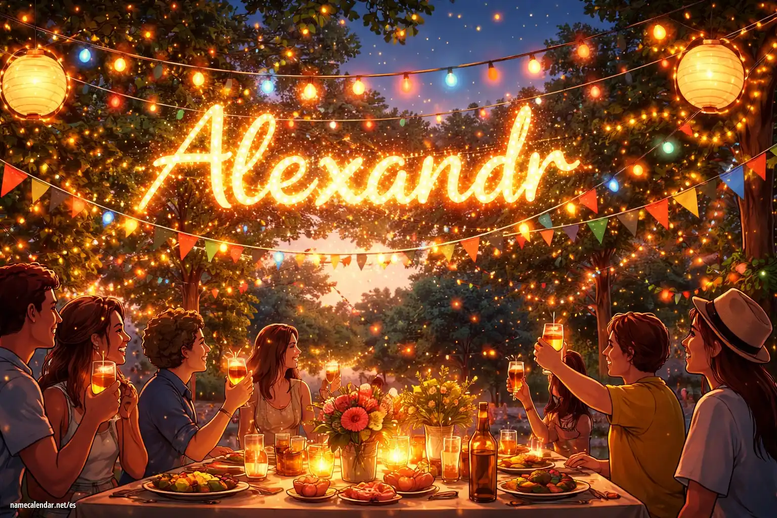 Celebración del onomástico y del nombre - Alexandr