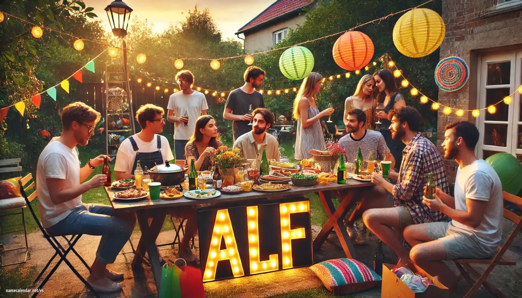 Celebración del onomástico y del nombre - Alf
