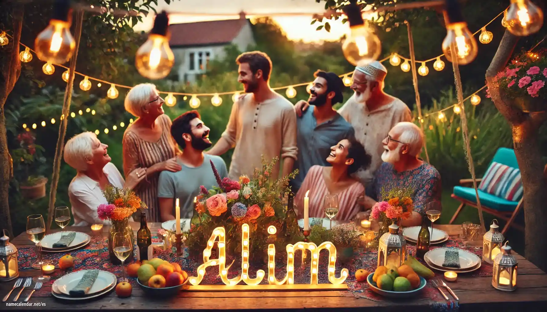 Celebración del onomástico y del nombre - Alim