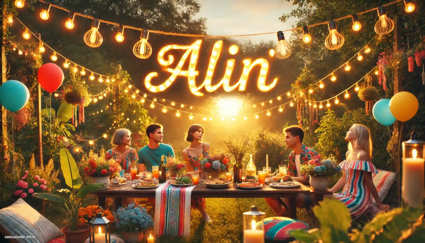 Celebración del onomástico y del nombre - Alin