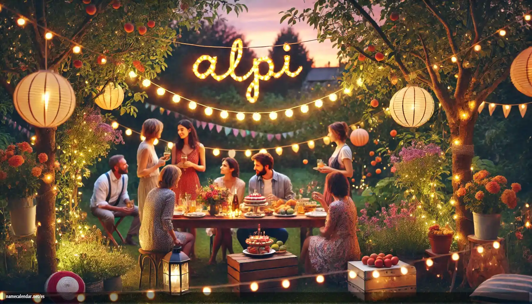 Celebración del onomástico y del nombre - Alpi