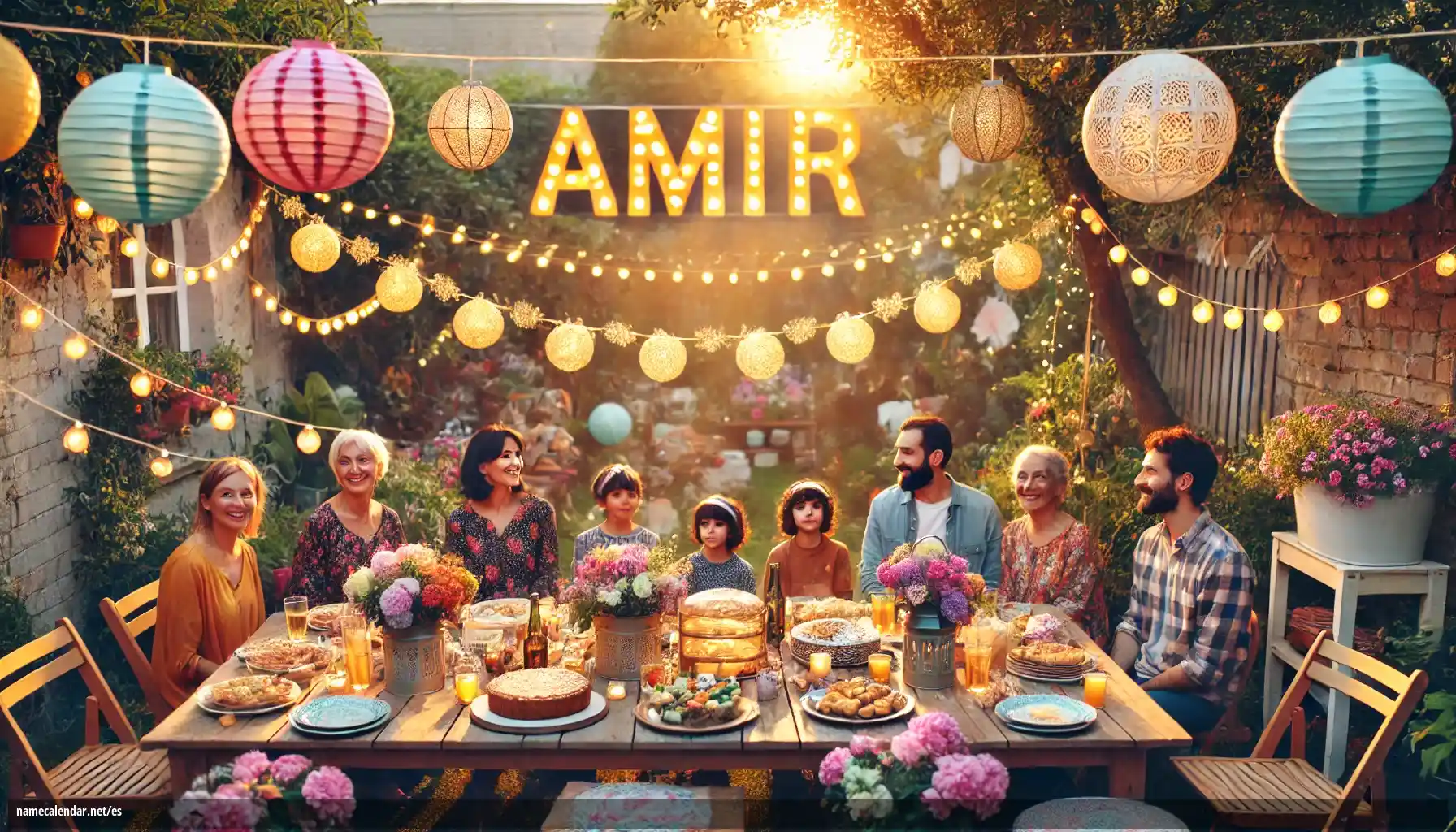 Celebración del onomástico y del nombre - Amir