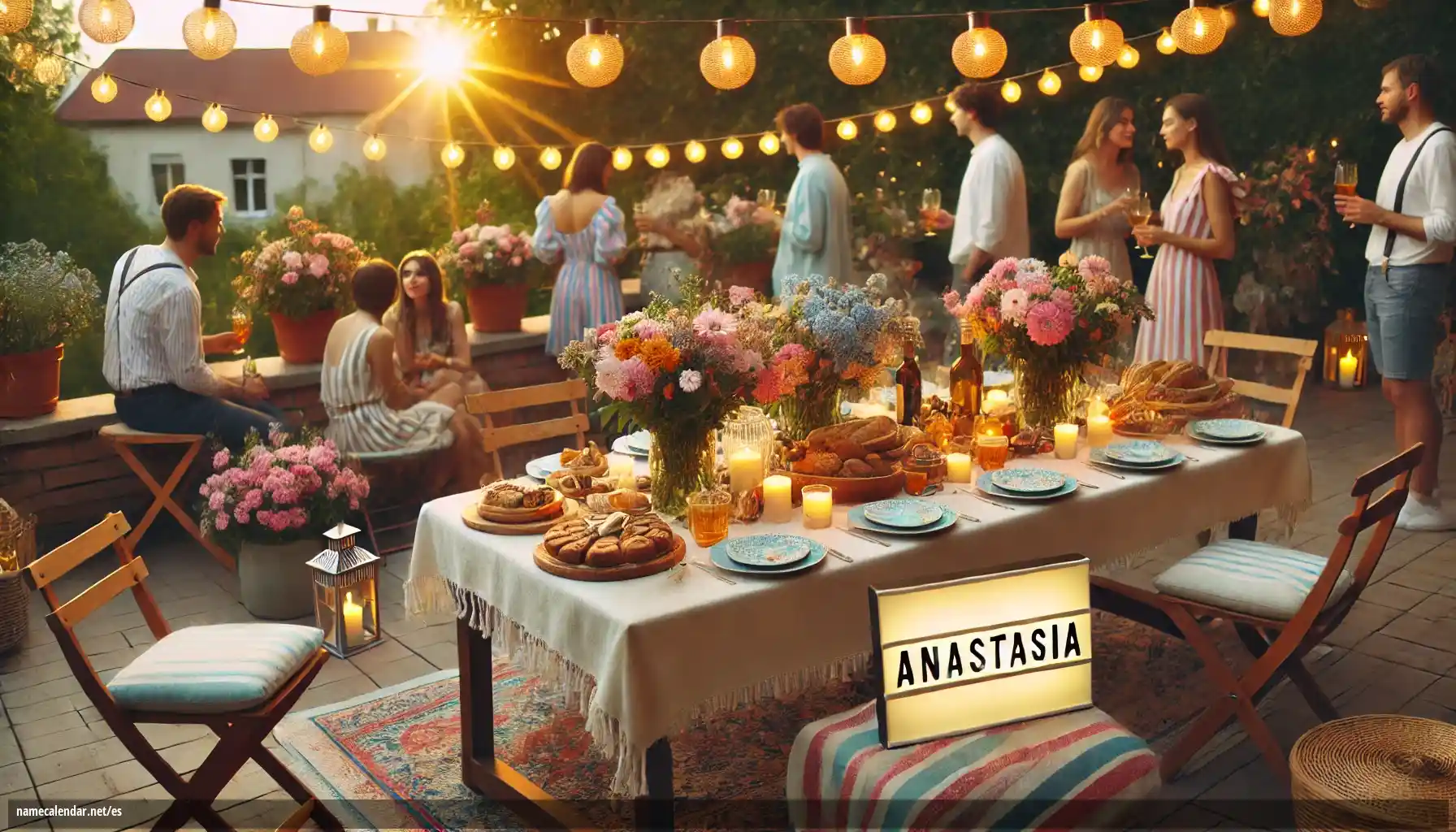 Celebración del onomástico y del nombre - Anastasia