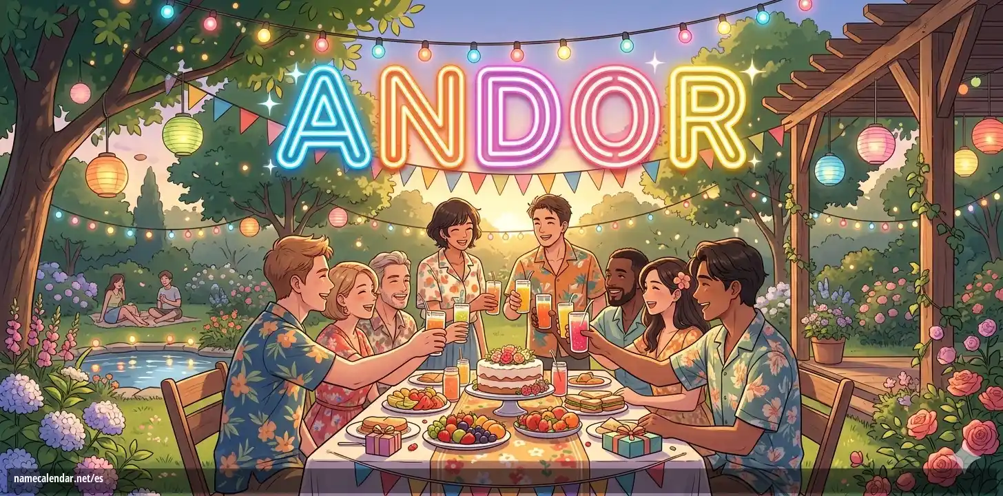 Celebración del onomástico y del nombre - Andor