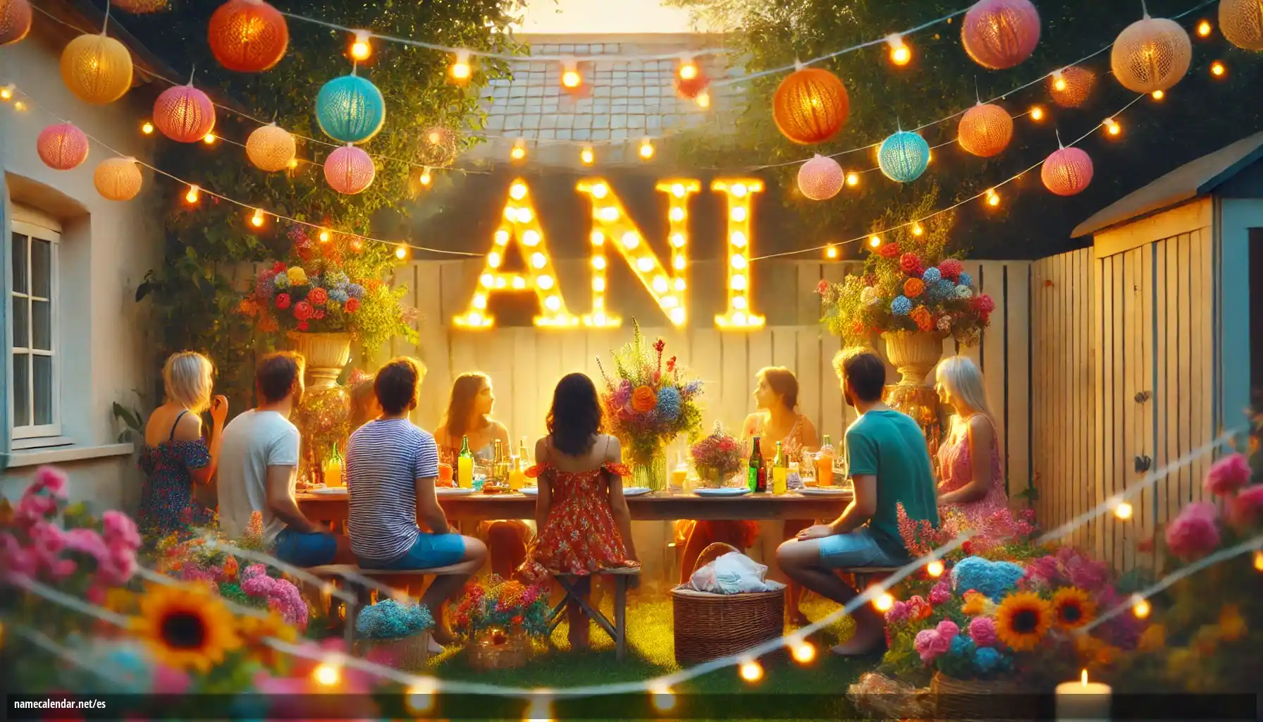 Celebración del onomástico y del nombre - Ani