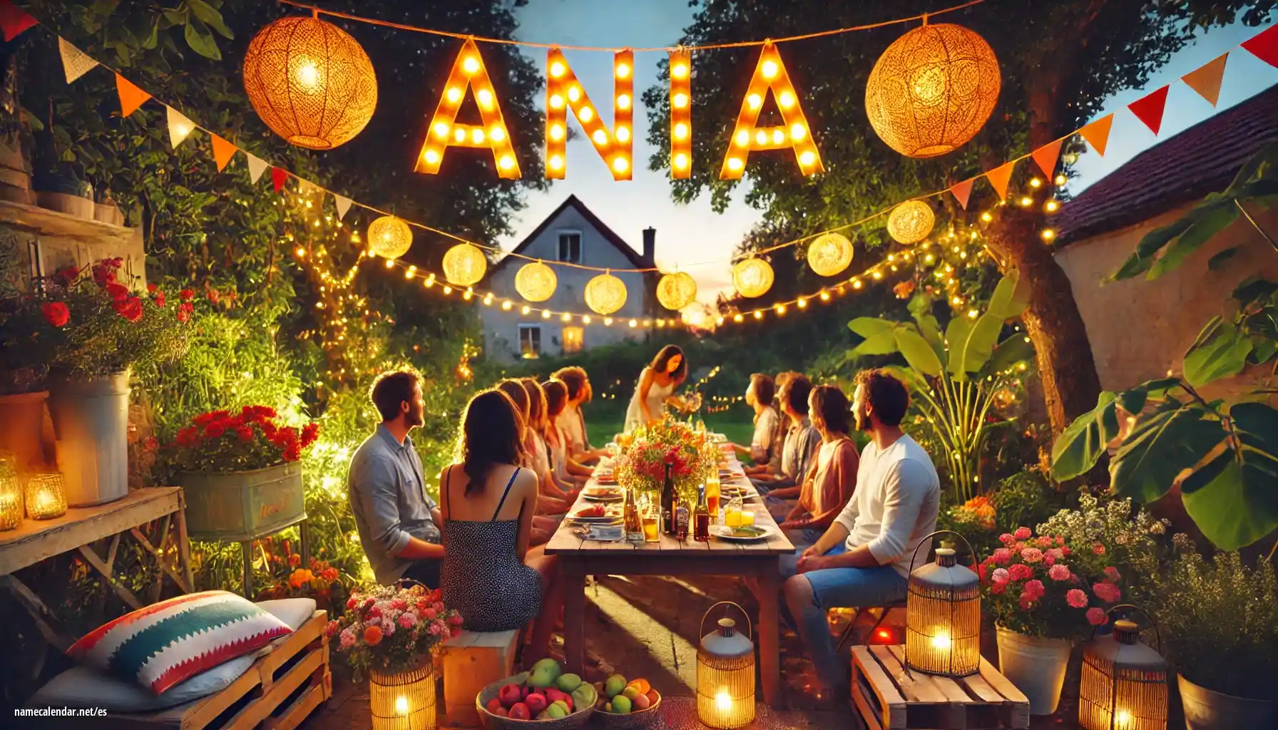 Celebración del onomástico y del nombre - Ania