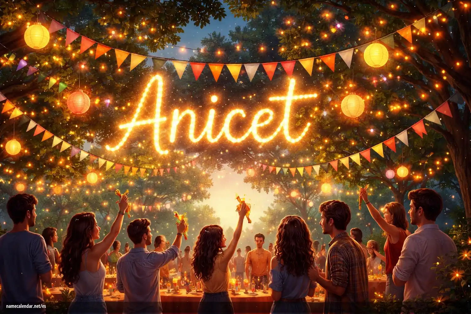 Celebración del onomástico y del nombre - Anicet