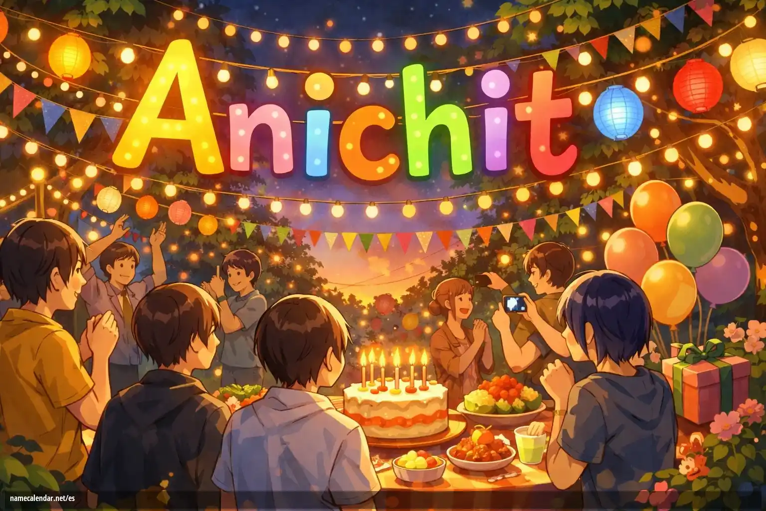 Celebración del onomástico y del nombre - Anichit