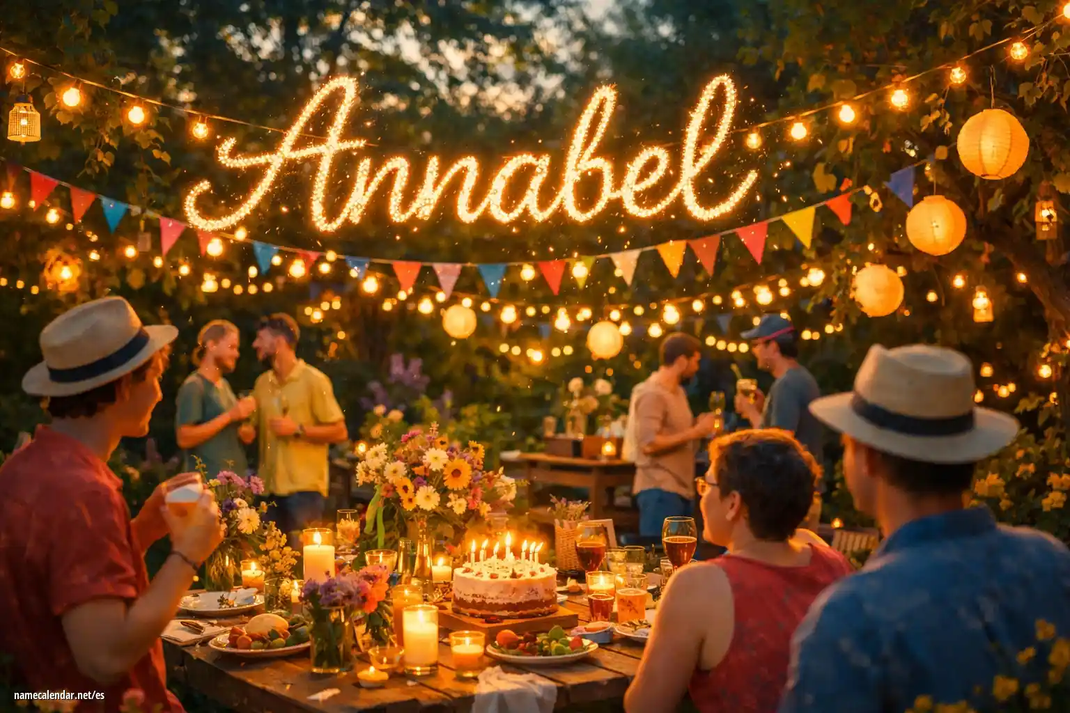 Celebración del onomástico y del nombre - Annabel