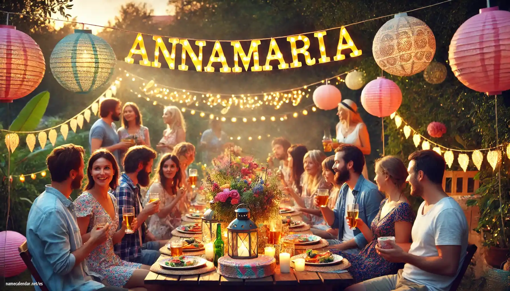Celebración del onomástico y del nombre - Annamaria