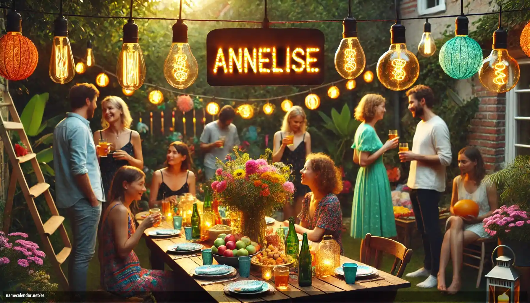Celebración del onomástico y del nombre - Annelise
