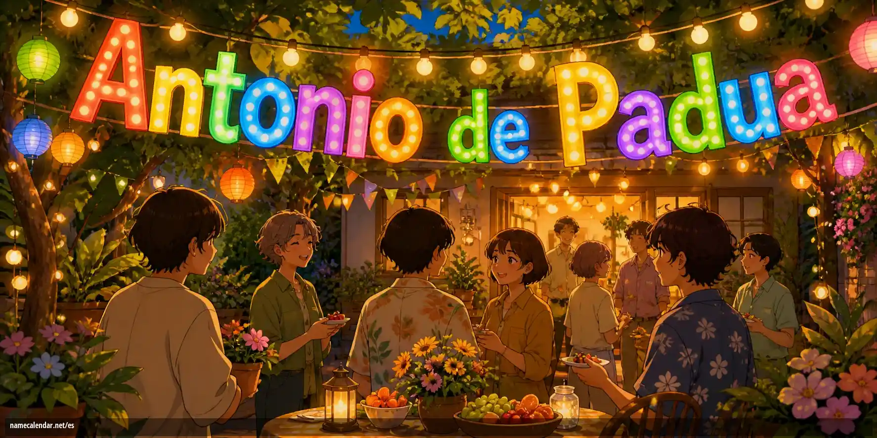 Celebración del onomástico y del nombre - Antonio de Padua