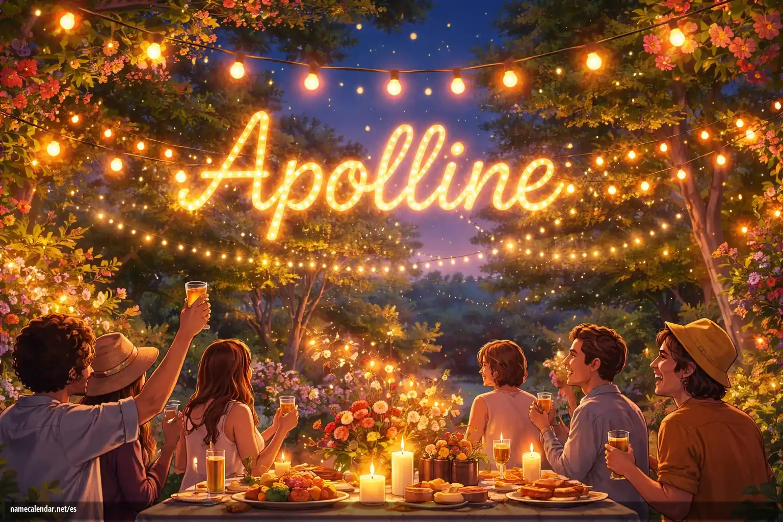 Celebración del onomástico y del nombre - Apolline