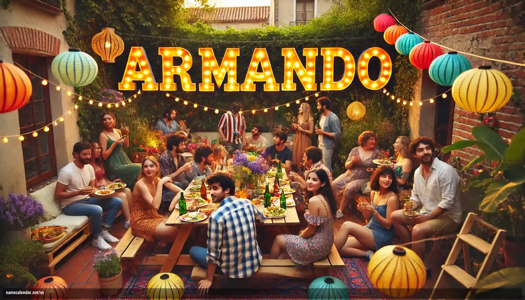 Celebración del onomástico y del nombre - Armando