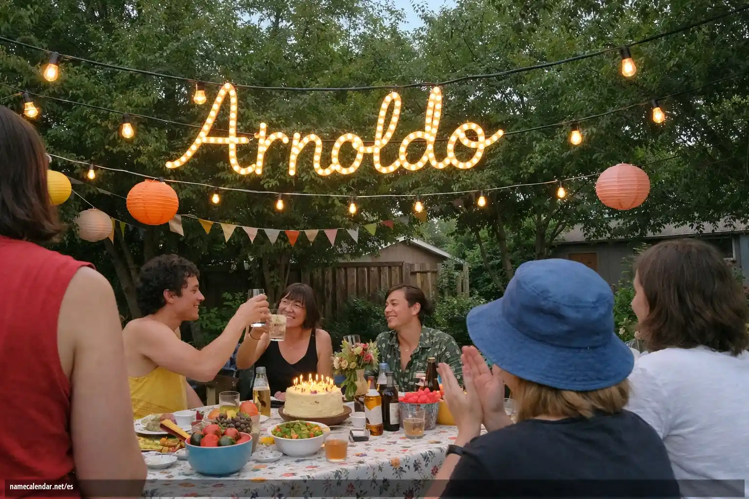 Celebración del onomástico y del nombre - Arnoldo